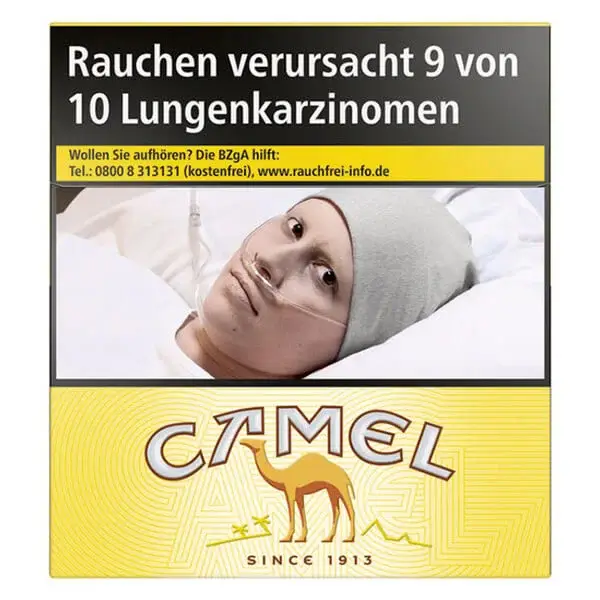 Die Camel Yellow Zigaretten im Big Pack 6XL.