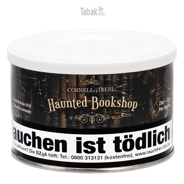 cornell-diehl-haunted-bookshop-blend-pfeifentabak-dose