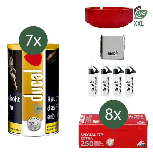 5xDucal_dose_Gold_gizeh_extra_hulsen_mit_asche_xxl 5xDucal_dose_Gold_gizeh_extra_hulsen_mit_asche_xxl