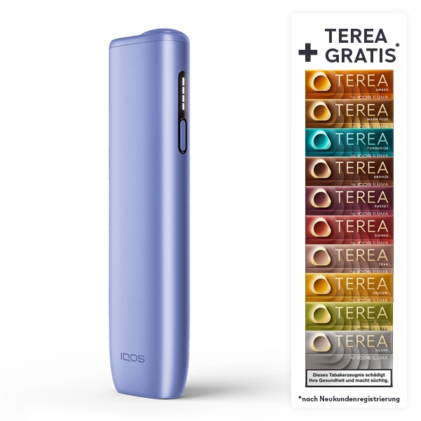 IQOS ILUMA i Digital Violet + bis zu 60 TEREA Sticks nach Registrierung* bei IQOS IQOS ILUMA i Digital Violet + bis zu 60 TEREA Sticks nach Registrierung* bei IQOS
