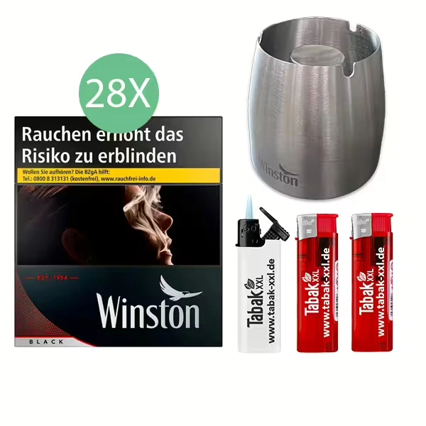 28x-winston-zigaretten-black-5xl-2x-elektro-feuerzeuge-1x-sturmfeuerzeug-1x-metallaschenbecher 28x-winston-zigaretten-black-5xl-2x-elektro-feuerzeuge-1x-sturmfeuerzeug-1x-metallaschenbecher
