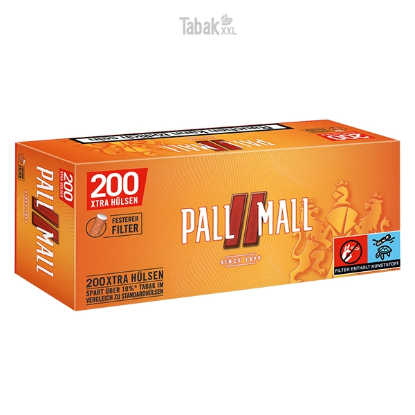 Pall Mall Allround Xtra Filterhülsen Orange 200er Packung