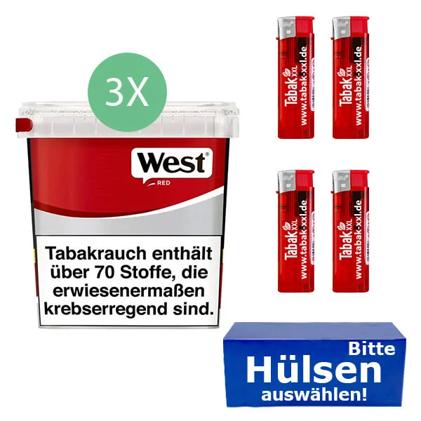 3 x West Giga Box mit Hülsen