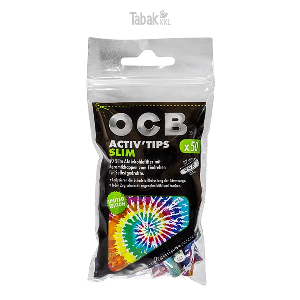 ocb-activ-tips-slim-50-x-7-mm-limited-edition-beutel