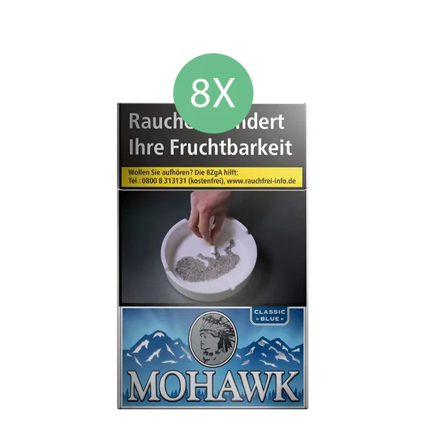 Mohawk Zigaretten Classics Blue Big Pack Stange Mohawk Zigaretten Classics Blue Big Pack Stange