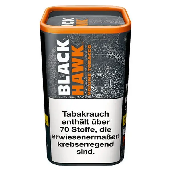 Der Black Hawk Volumentabak in der 90 Gramm Dose