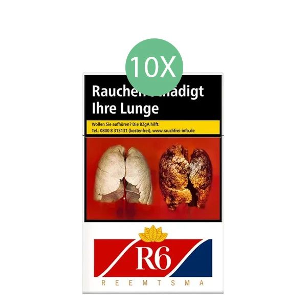 R6 Zigaretten Original Pack Stange R6 Zigaretten Original Pack Stange
