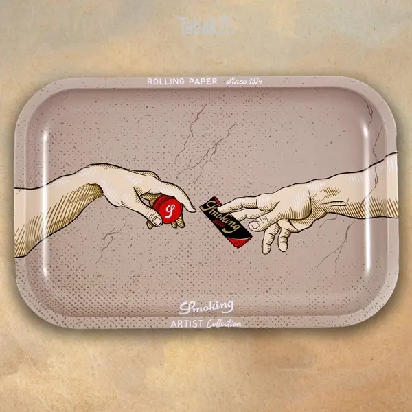 Smoking Tray Artist Collection Metall 28,5 x 18,5 cm Michelangelo