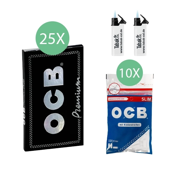 25x-ocb-blaettchen-premium-black-kurz-no-4-double-100-blatt-+-10x-ocb-slim-filter-+-2x-sturmfeuerzeuge 25x-ocb-blaettchen-premium-black-kurz-no-4-double-100-blatt-+-10x-ocb-slim-filter-+-2x-sturmfeuerzeuge