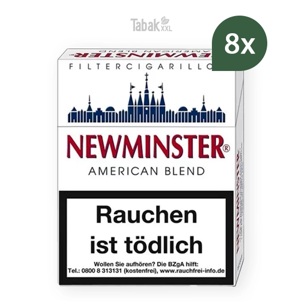 newminster zigarillos american blend m mit filter stange