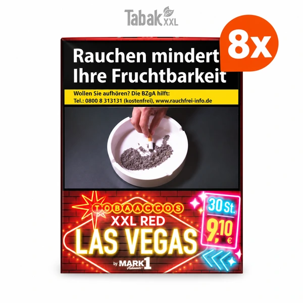 Stange Las Vegas Zigaretten Red Maxi Box