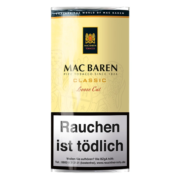 mac baren pfeifentabak classic pouch loose cut mac baren pfeifentabak classic pouch loose cut
