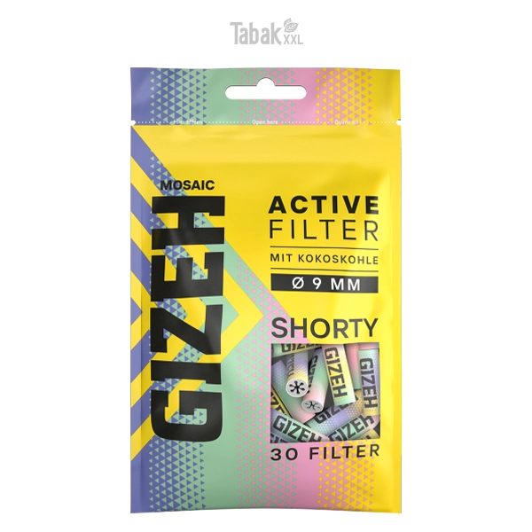 Gizeh Mosaic Active Filter Shortly 30 x 9mm Gizeh Mosaic Active Filter Shortly 30 x 9mm