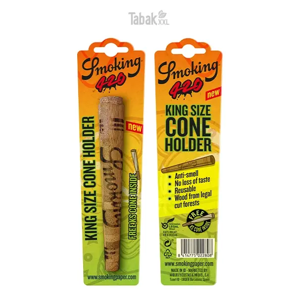 Smoking 420 Cone Holder King Size Holz