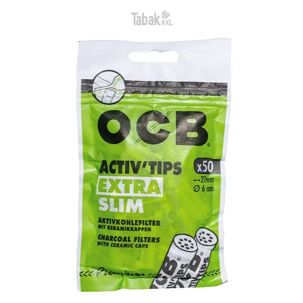 ocb-activ-tips-extra-slim-50-x-6-mm-beutel-frontal