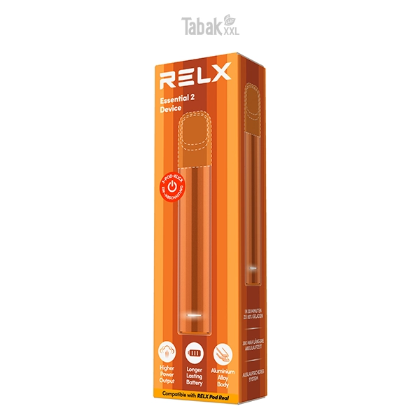 RELX E-Zigarette Essential 2 Device Orange RELX E-Zigarette Essential 2 Device Orange