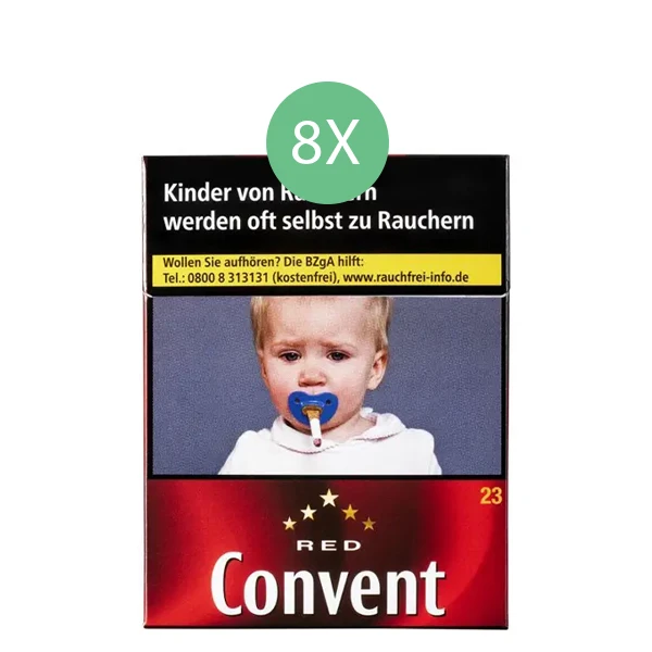 convent zigaretten red original pack stange