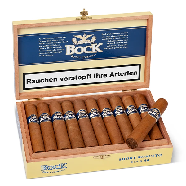 bock zigarren short robusto detail bock zigarren short robusto detail