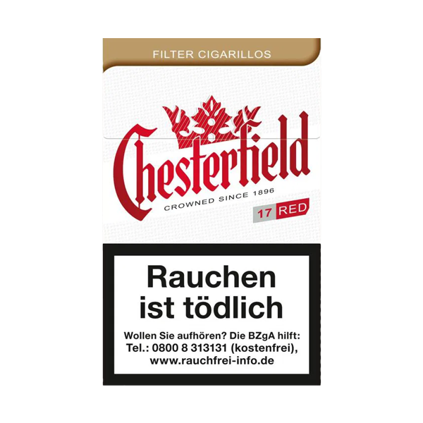 Chesterfield Zigarillos Red M mit Filter