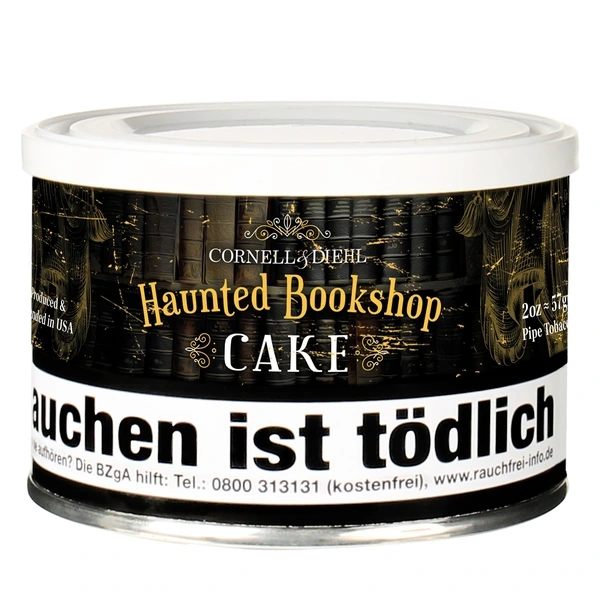Cornell & Diehl Pfeifentabak Haunted Bookshop Cake Dose