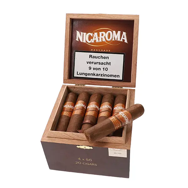 nicaroma zigarren 4x56 kiste detail nicaroma zigarren 4x56 kiste detail