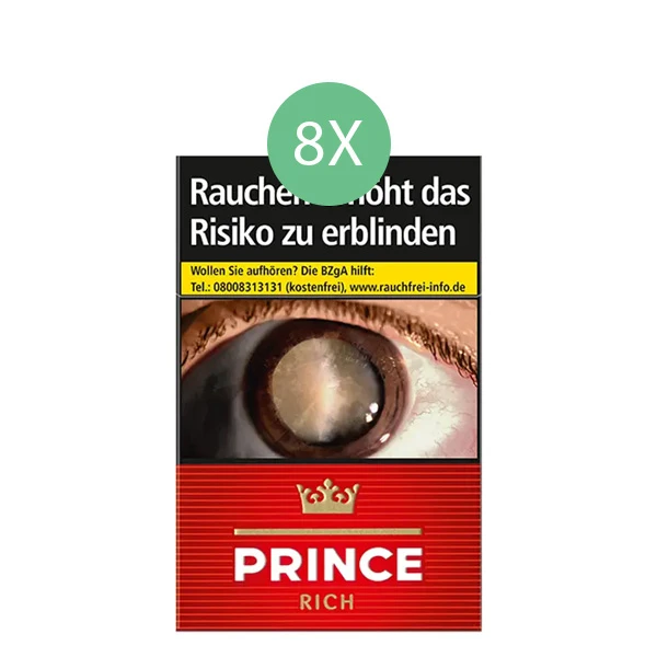Prince Zigaretten Rich Red Giga Stange Prince Zigaretten Rich Red Giga Stange