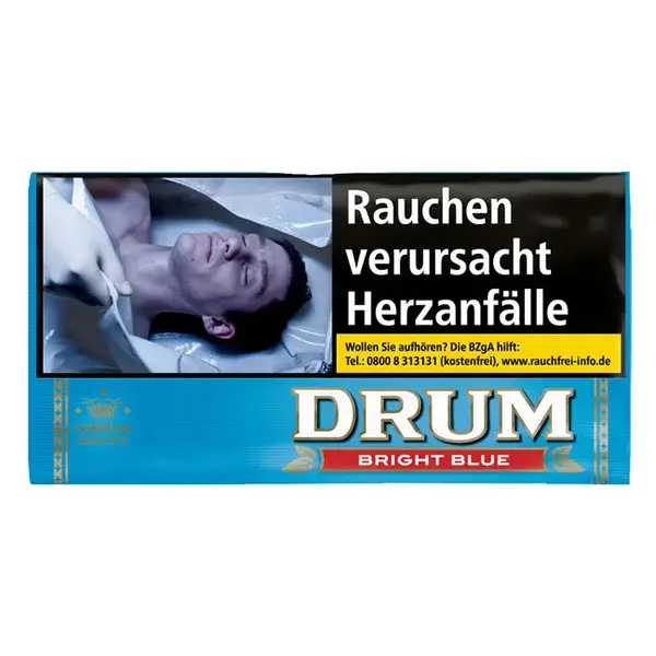 Drum Drehtabak Bright Blue Pouch Drum Drehtabak Bright Blue Pouch