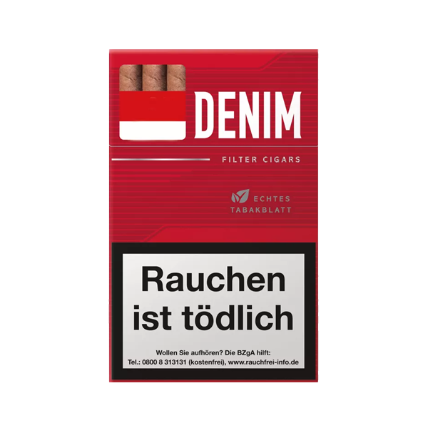 Denim Zigarillos Red Eco L mit Filter