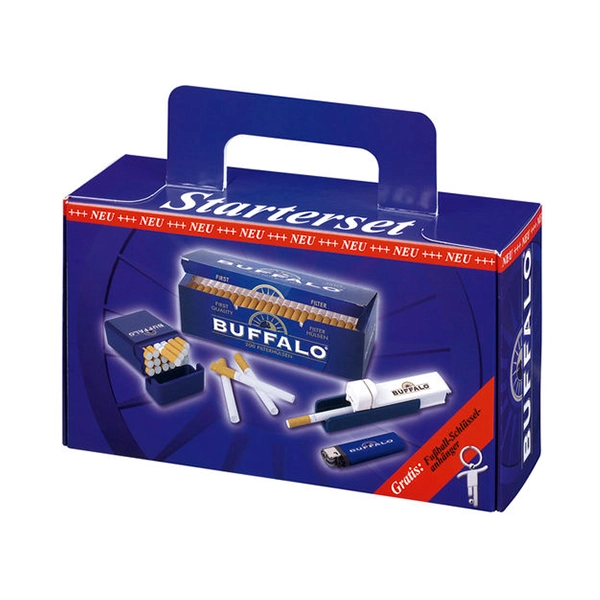 Buffalo Stopfgerät Starterset Blau Standard-Hülsen Buffalo Stopfgerät Starterset Blau Standard-Hülsen