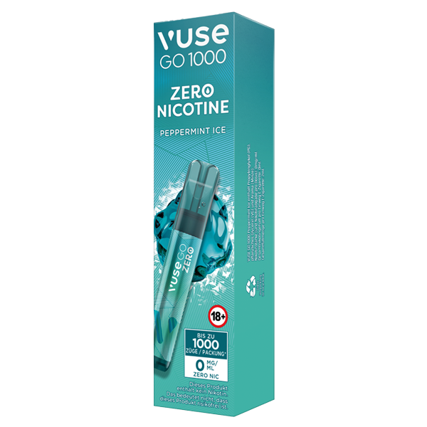 vuse go 1000 peppermint ice einweg e-zigarette 0 mg links