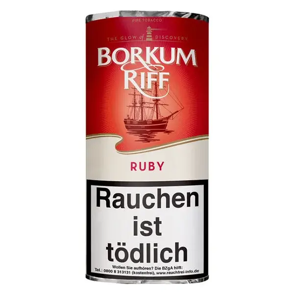 Borkum Riff Ruby Pfeifentabak im 50g Pouch