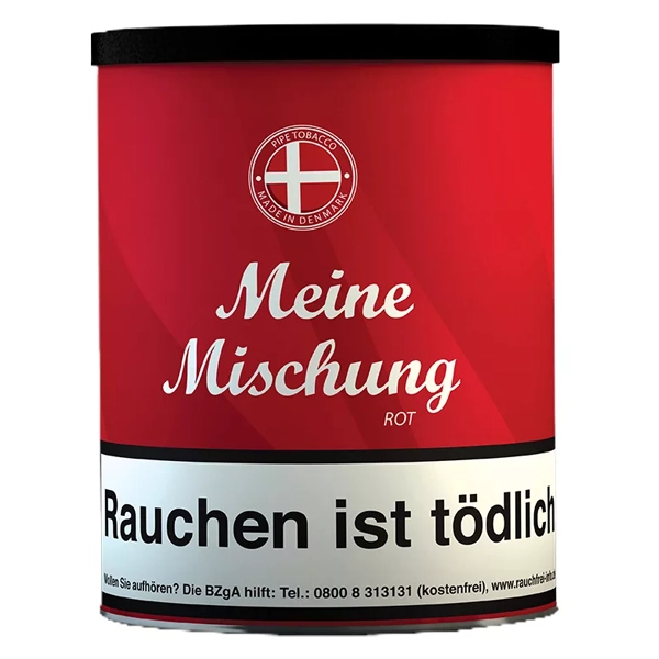 meine mischung pfeifentabak rot dose