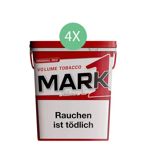 Mark 1 Tabak Red XXL 4 x Eimer mit Zubehör