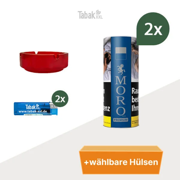 moro-blue-premium-2x-Dose-waelbaren-huelsen-und-Aschenbecher