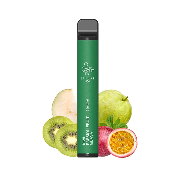 elfbar e zigarette 600 kiwi passion fruit guava 20 mg einweg