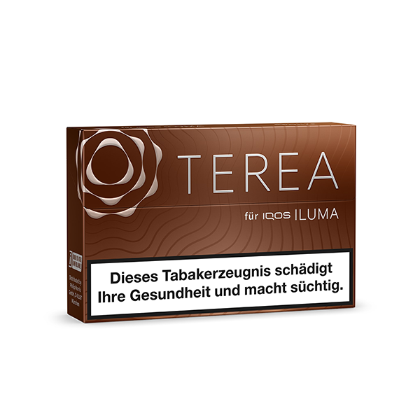 IQOS TEREA STICKS BRONZE 20ER PACKUNG von der Seite