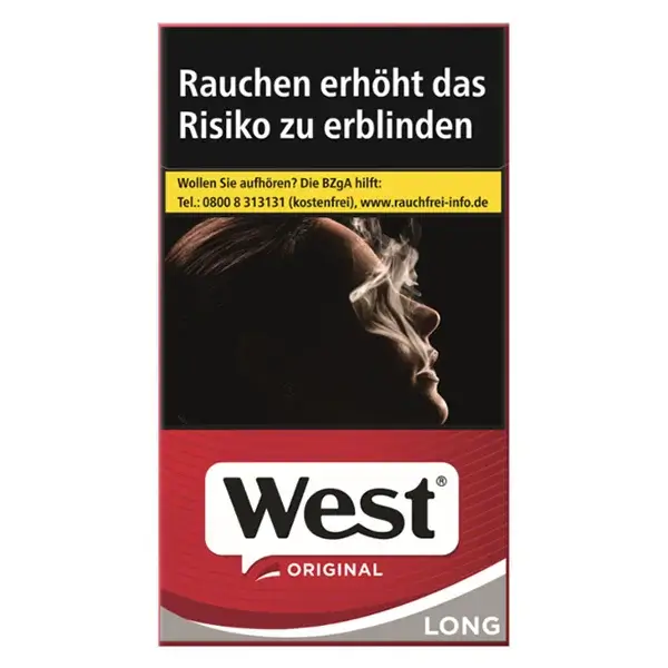 Die West Original long Zigaretten.