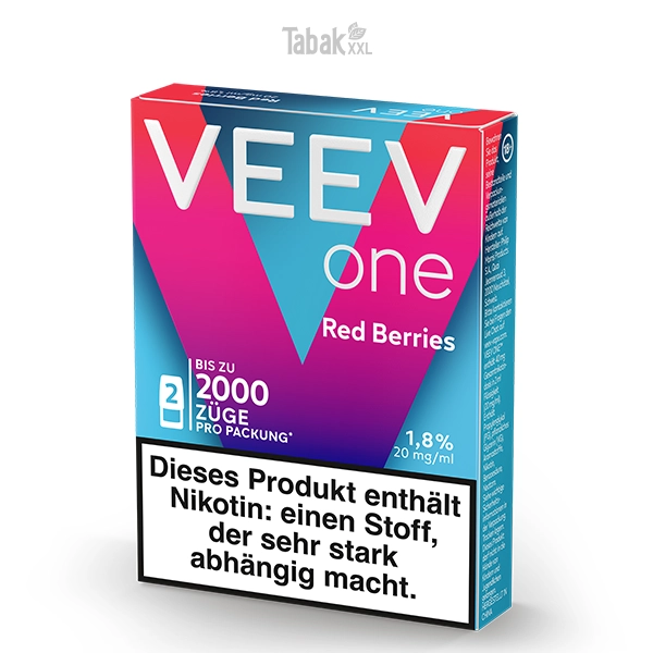 Veev One Pods E-Zigarette Red Berries 20 mg Einweg