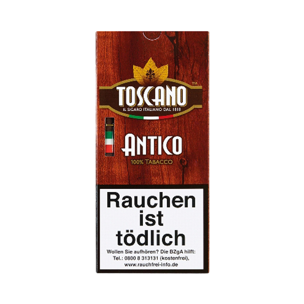 Toscano Zigarillos Antico Rot XS