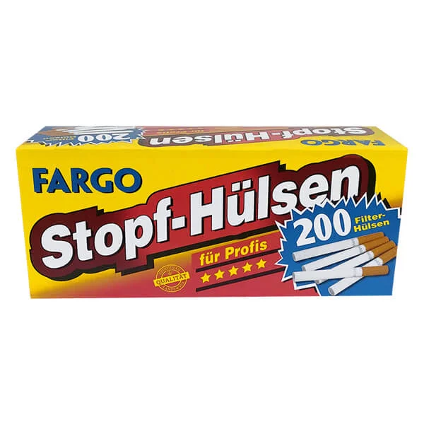Fargo Stopf-Hülsen Gelb 200er Packung Fargo Stopf-Hülsen Gelb 200er Packung