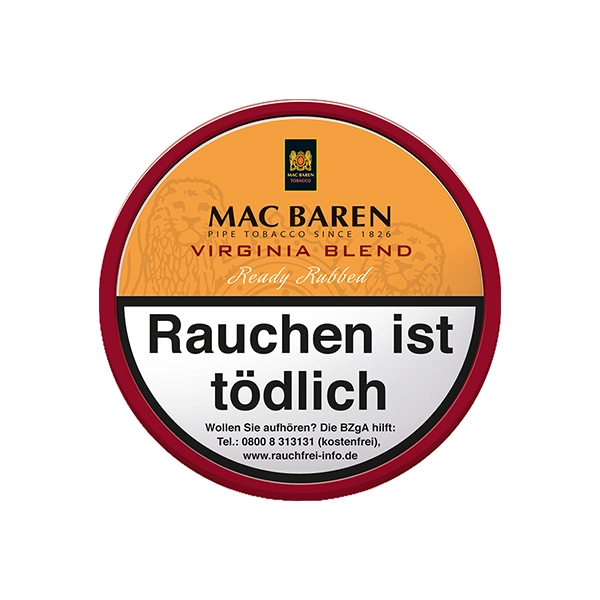 mac baren pfeifentabak virginia blend dose mac baren pfeifentabak virginia blend dose