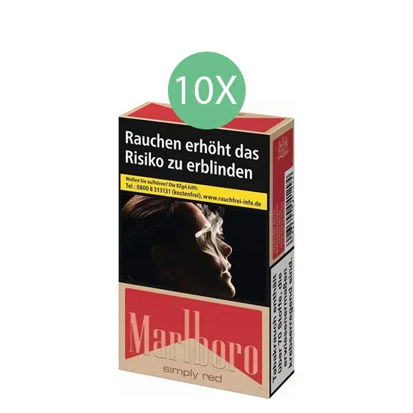 Marlboro Zigaretten Simply Red Original Pack Stange