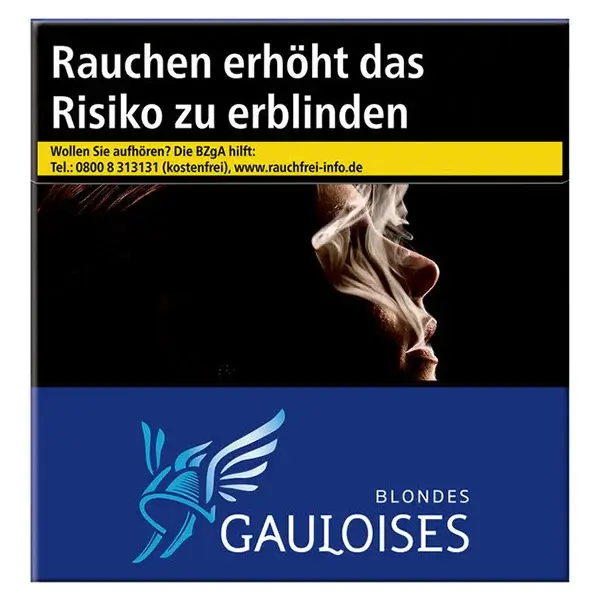 Gauloises Zigaretten Blondes Blau 4XL