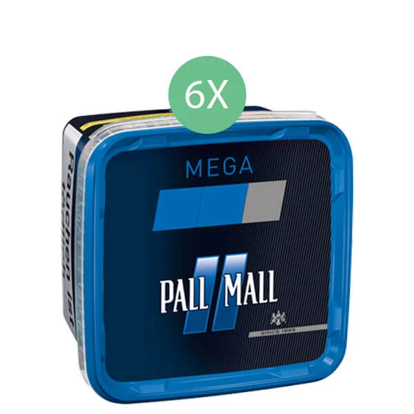 6 x Pall Mall Blau Mega Box mit Zubehör