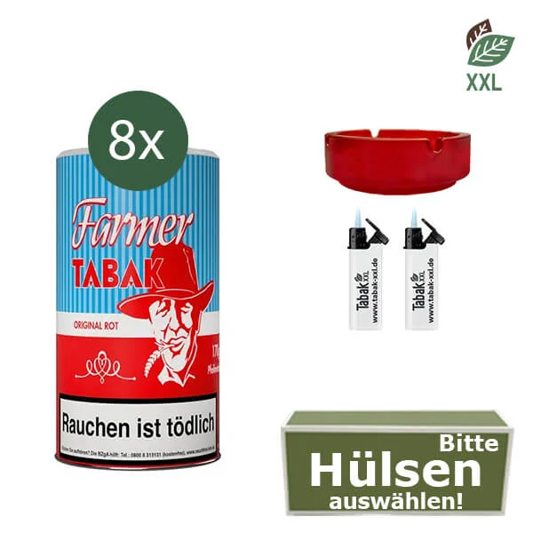 8xfarmer_dose_mitwahlbaren_hulsen_mit_aschenbecher 8xfarmer_dose_mitwahlbaren_hulsen_mit_aschenbecher
