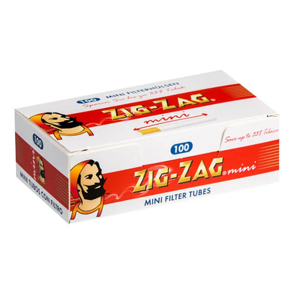 Zig-Zag Mini Filterhülsen 100er Packung Zig-Zag Mini Filterhülsen 100er Packung