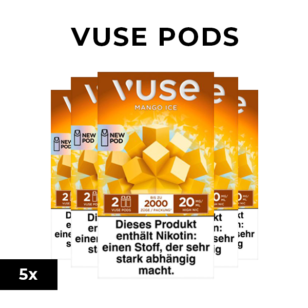 5x VUSE Pods Mango Ice