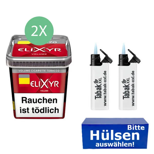 Elixyr Tabak Red 2 x Eimer mit wählbaren Filterhülsen Elixyr Tabak Red 2 x Eimer mit wählbaren Filterhülsen