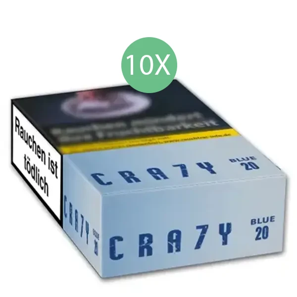 crazy zigaretten blue original pack stange