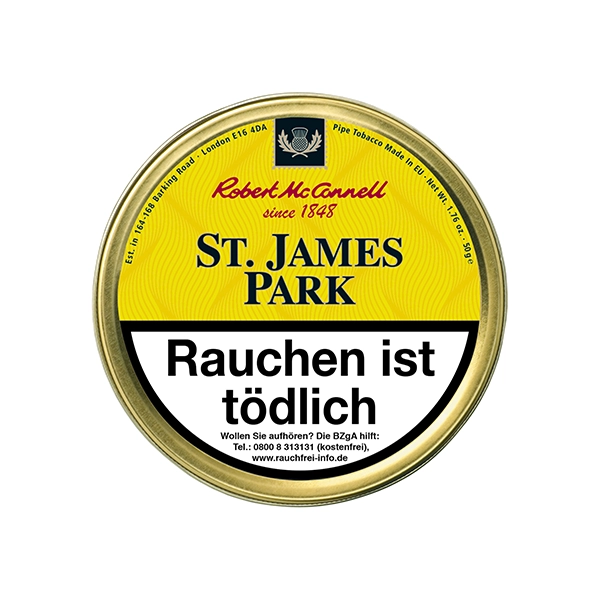 Robert McConnell Pfeifentabak Heritage Dose St. James Park Robert McConnell Pfeifentabak Heritage Dose St. James Park